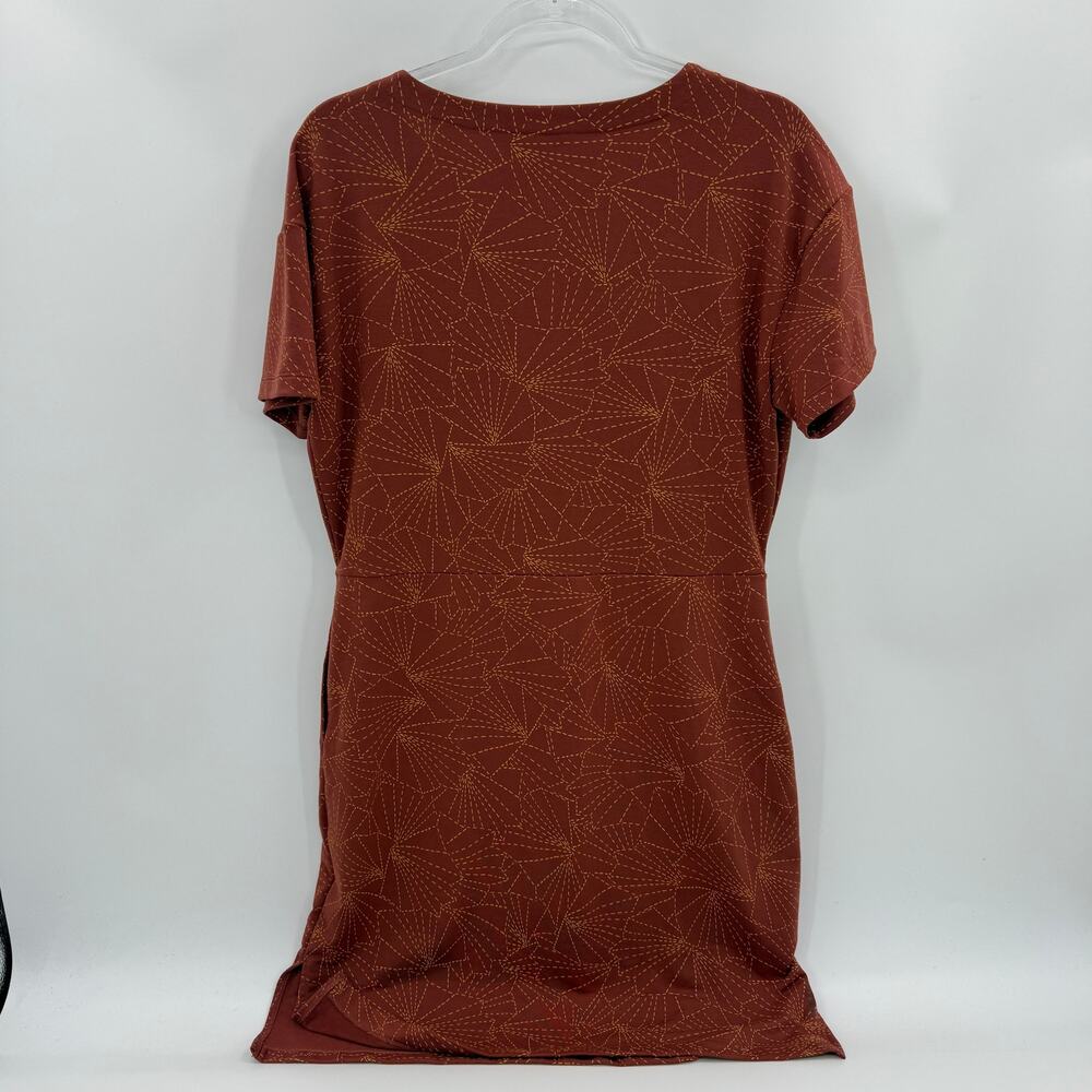 TITLE NINE T-Shirt Dress Pockets Size M Short Sleeve Summer Casual V Neck 120906 - Picture 5 of 9